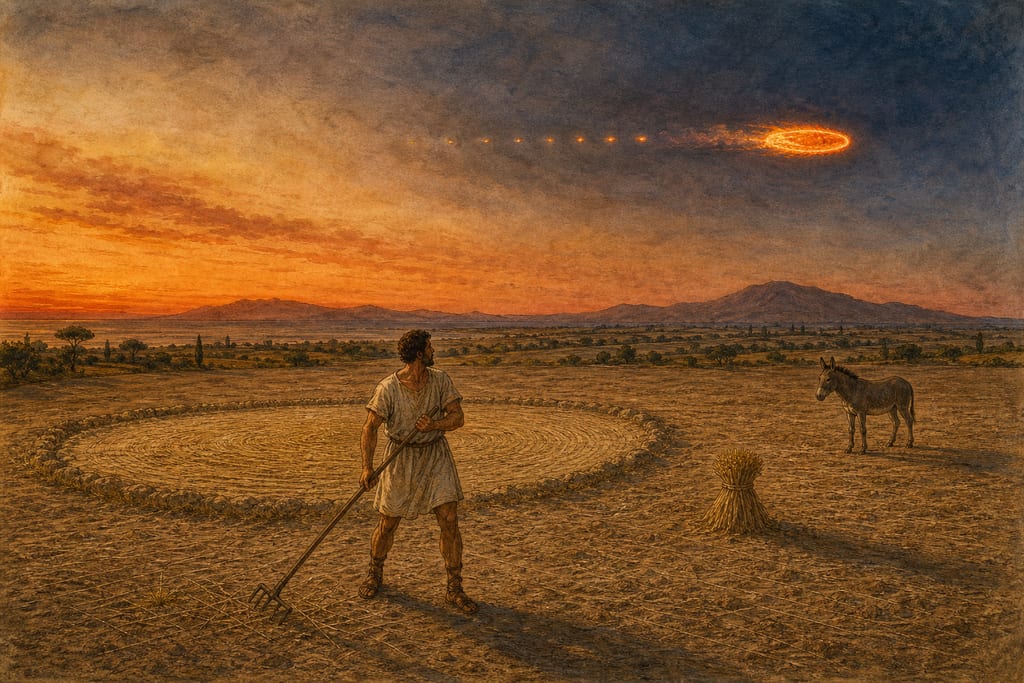 BURNING SHIELDS. Complete modern editorial illustration created specifically for this chapter.