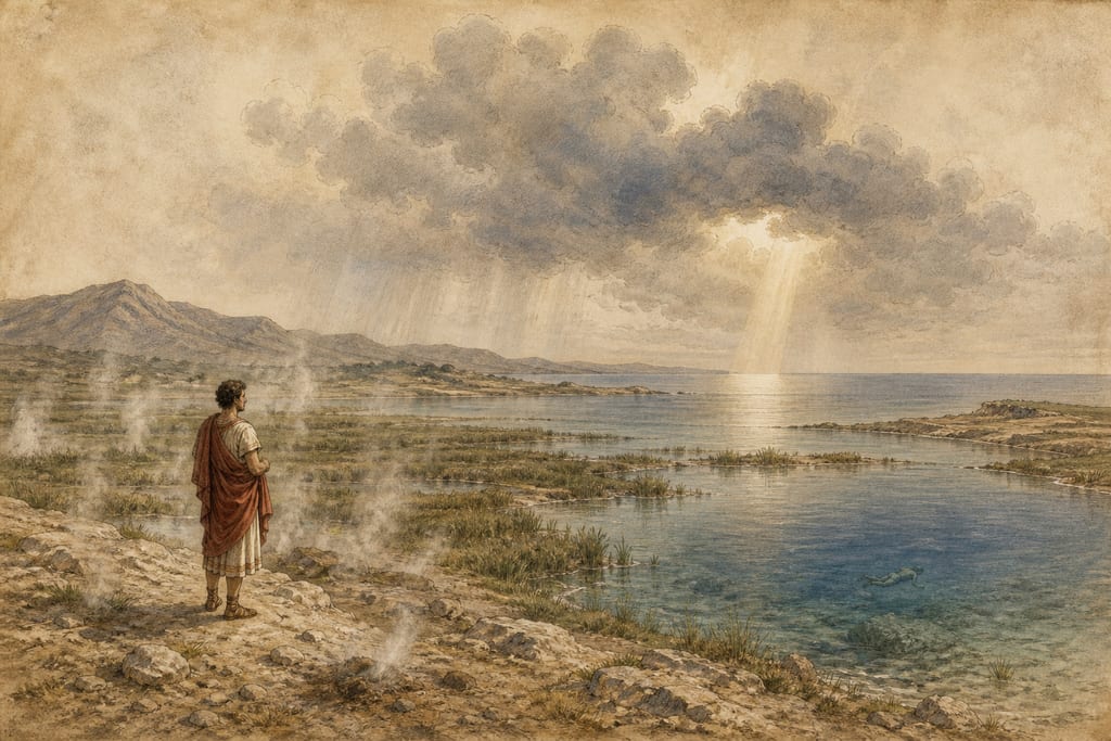OF UNCERTAIN STATES OF THE WEATHER. Complete modern editorial illustration created specifically for this chapter.
