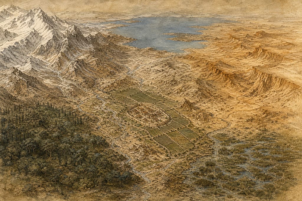 WHAT PART OF THE EARTH IS INHABITED. Complete modern editorial illustration created specifically for this chapter.