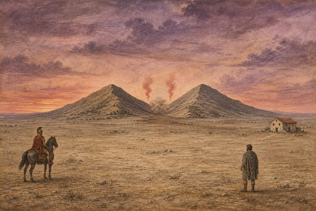PRODIGIES OF THE EARTH WHICH HAVE OCCURRED ONCE ONLY. Complete modern editorial illustration created specifically for this chapter.