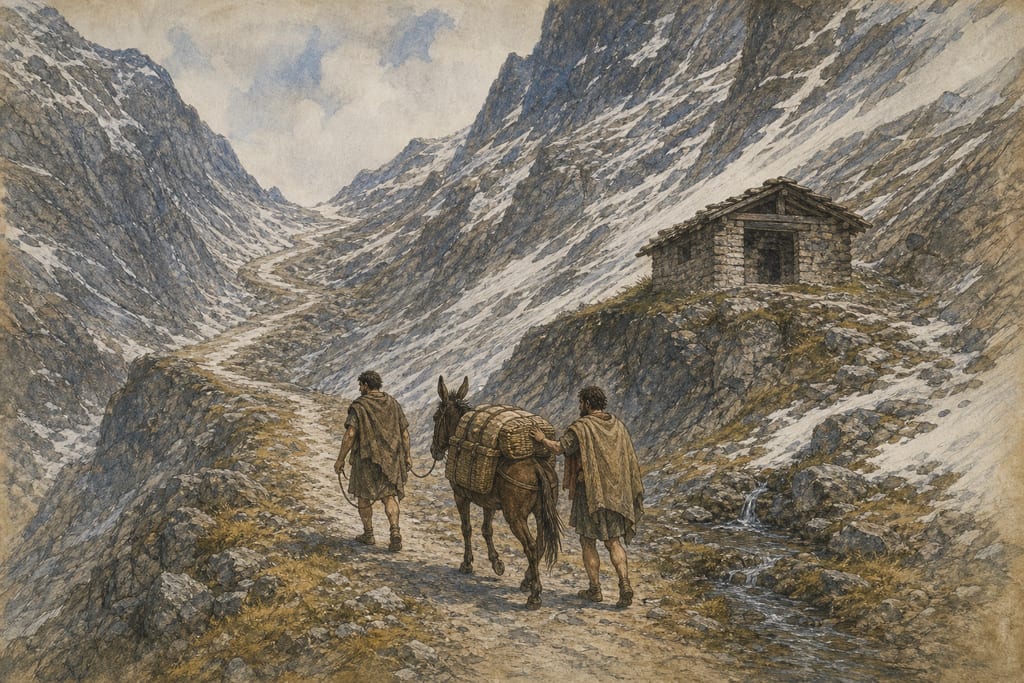 THE ALPS, AND THE ALPINE NATIONS. Complete modern editorial illustration created specifically for this chapter.