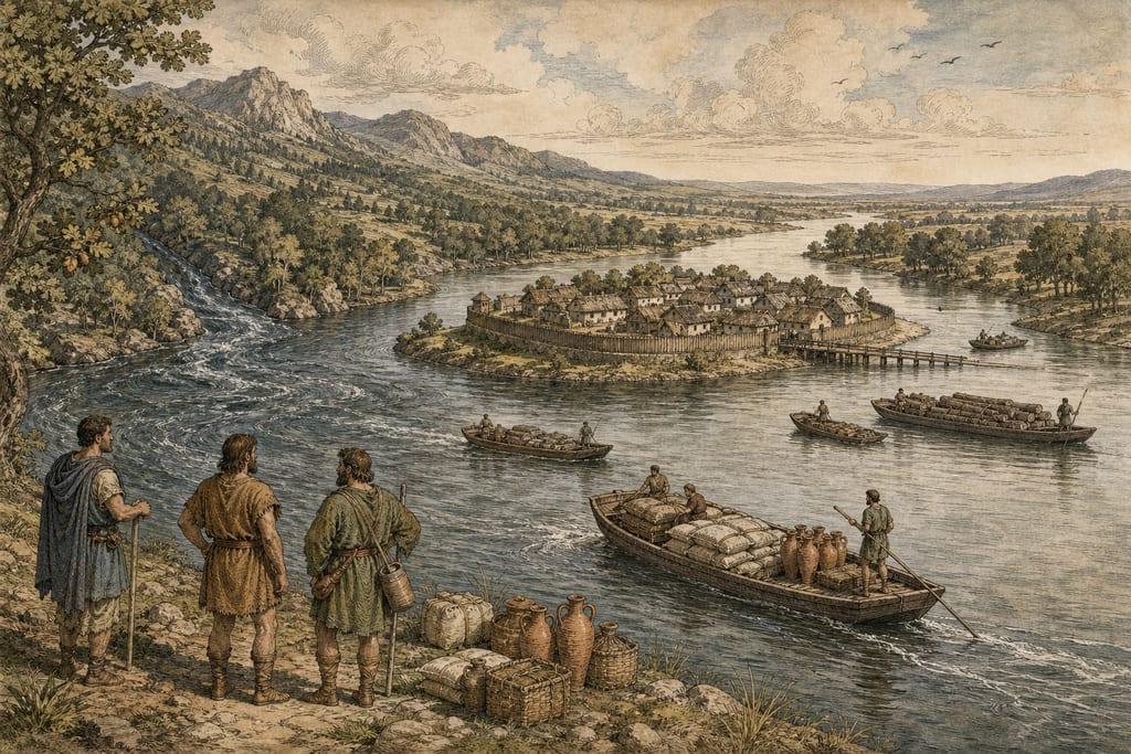 PANNONIA. Complete modern editorial illustration created specifically for this chapter.