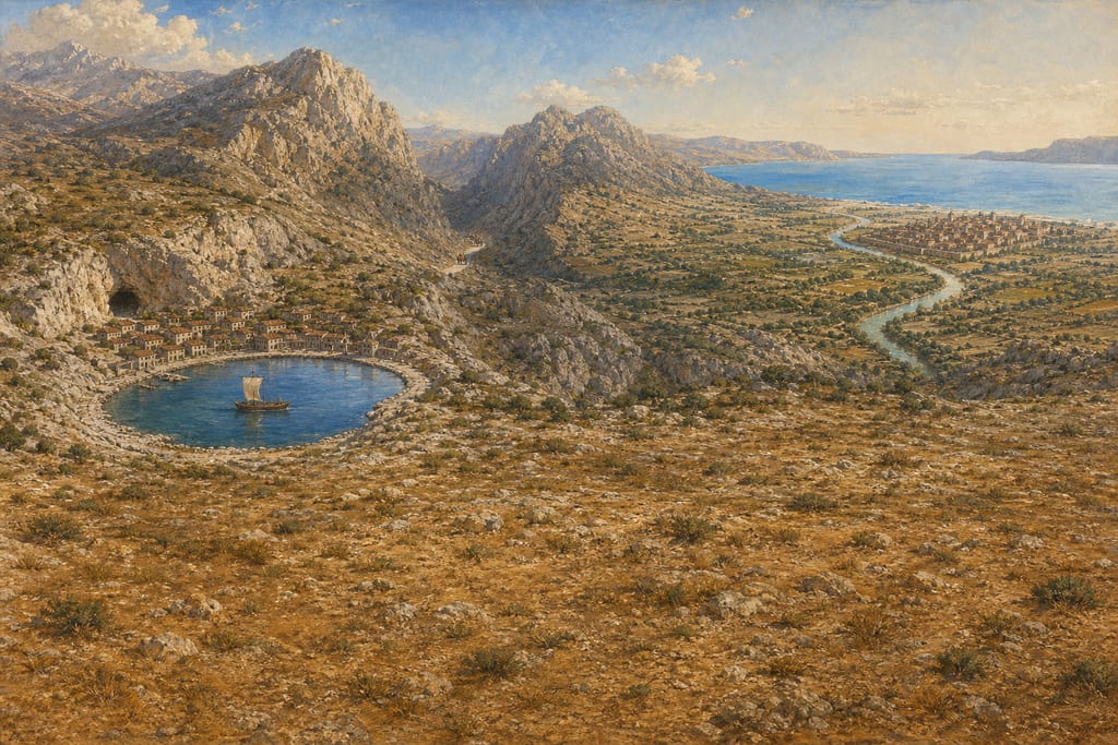 CILICIA AND THE ADJOINING NATIONS. Complete modern editorial illustration created specifically for this chapter.