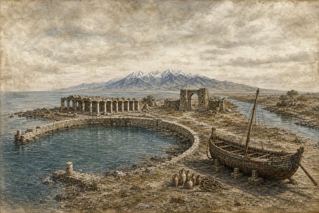 THE REGION OF COLICA, THE NATIONS OF THE ACHÆI, AND OTHER NATIONS IN THE SAME PARTS. Complete modern editorial illustration created specifically for this chapter.