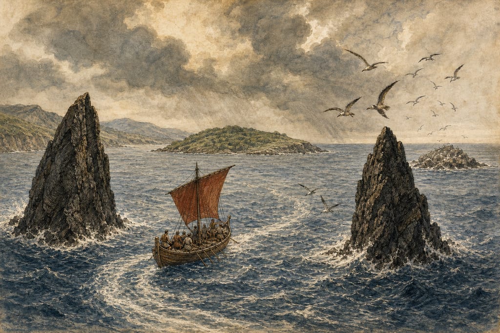 THE ISLANDS OF THE EUXINE. Complete modern editorial illustration created specifically for this chapter.