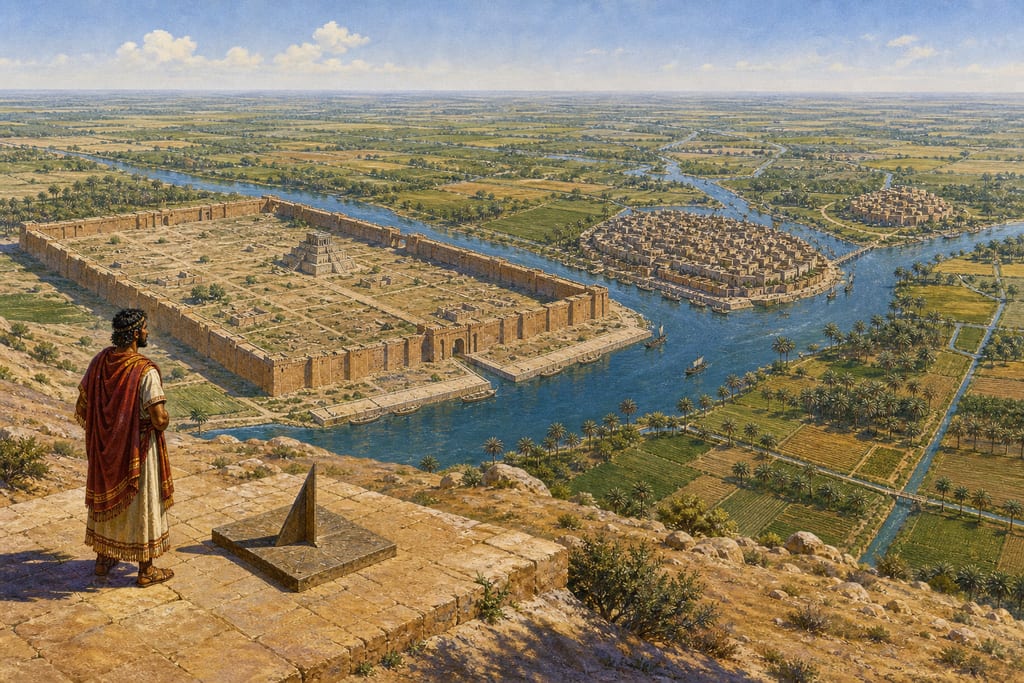 MESOPOTAMIA. Complete modern editorial illustration created specifically for this chapter.