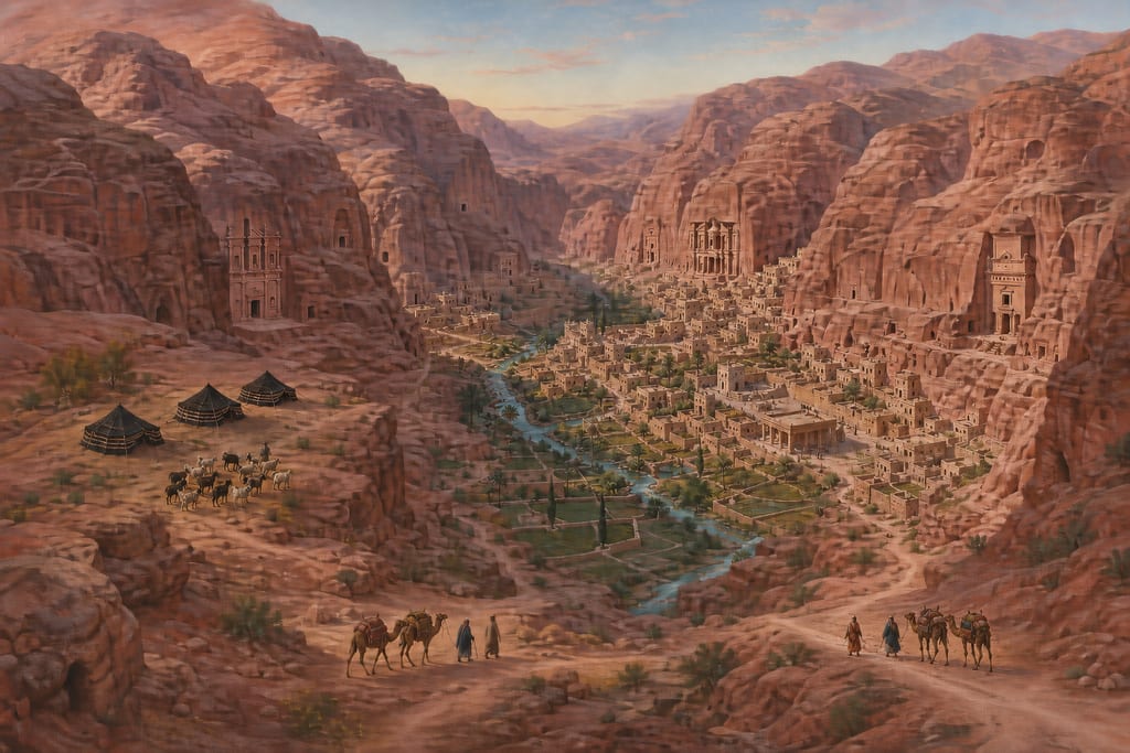 ARABIA. Complete modern editorial illustration created specifically for this chapter.