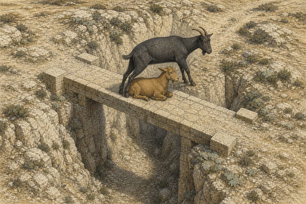 GOATS AND THEIR PROPAGATION. Complete modern editorial illustration created specifically for this chapter.