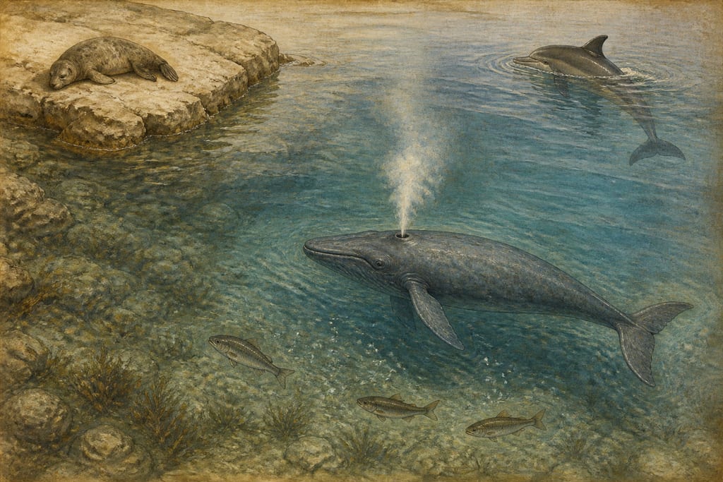 WHETHER FISHES RESPIRE, AND WHETHER THEY SLEEP. Complete modern editorial illustration created specifically for this chapter.