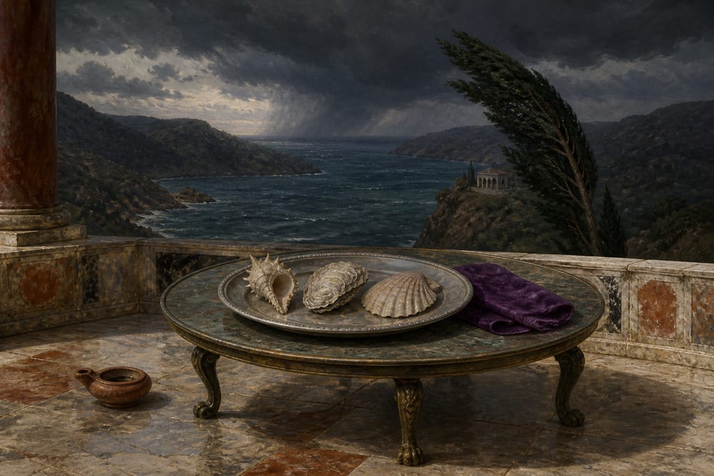WHAT NUMEROUS APPLIANCES OF LUXURY ARE FOUND IN THE SEA. Complete modern editorial illustration created specifically for this chapter.