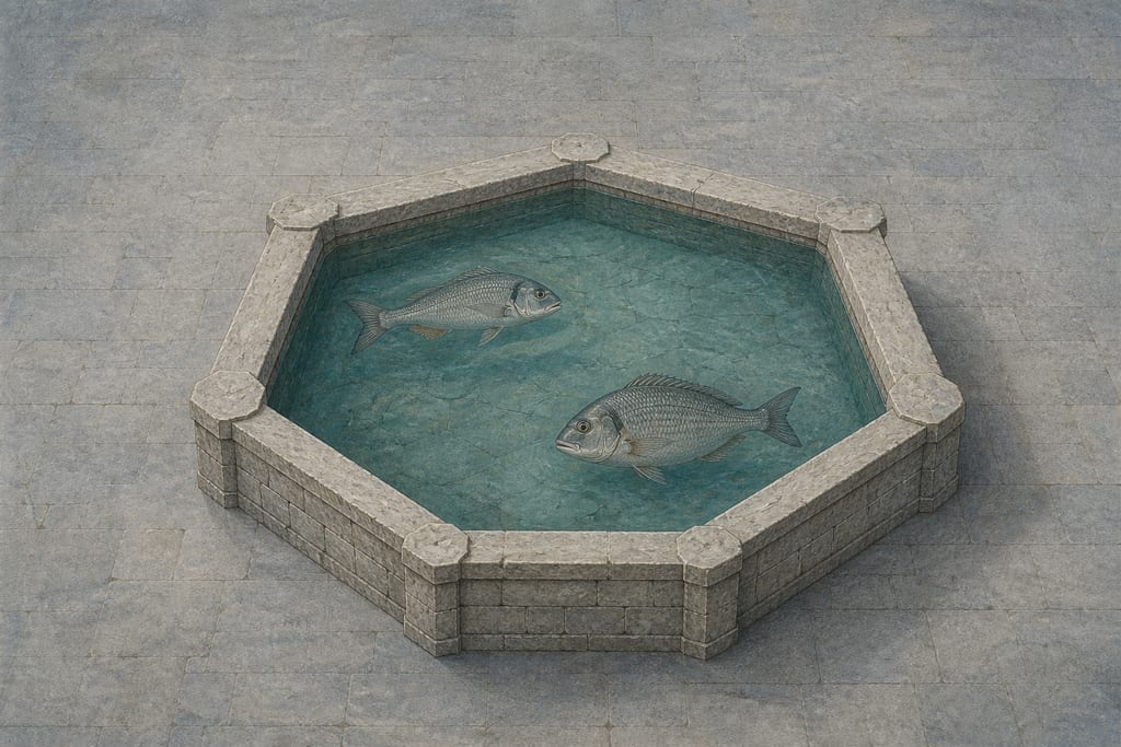 THE MALADIES OF FISHES. Complete modern editorial illustration created specifically for this chapter.