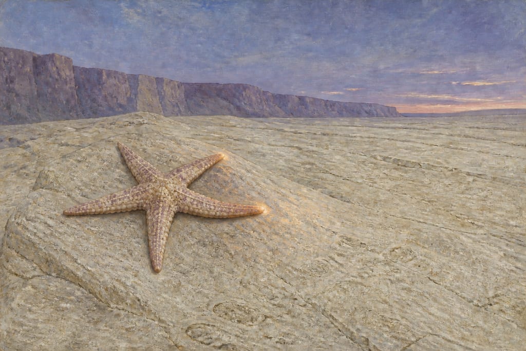 SEA-STARS. Complete modern editorial illustration created specifically for this chapter.
