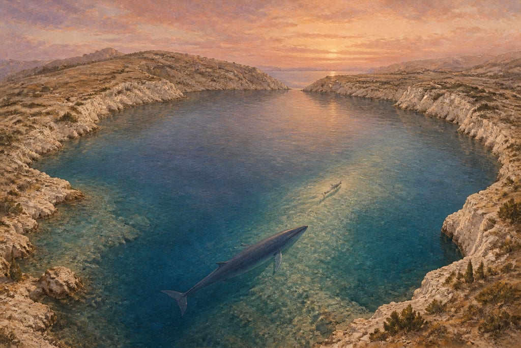 THE ANTIPATHIES AND SYMPATHIES THAT EXIST BETWEEN AQUATIC ANIMALS. Complete modern editorial illustration created specifically for this chapter.