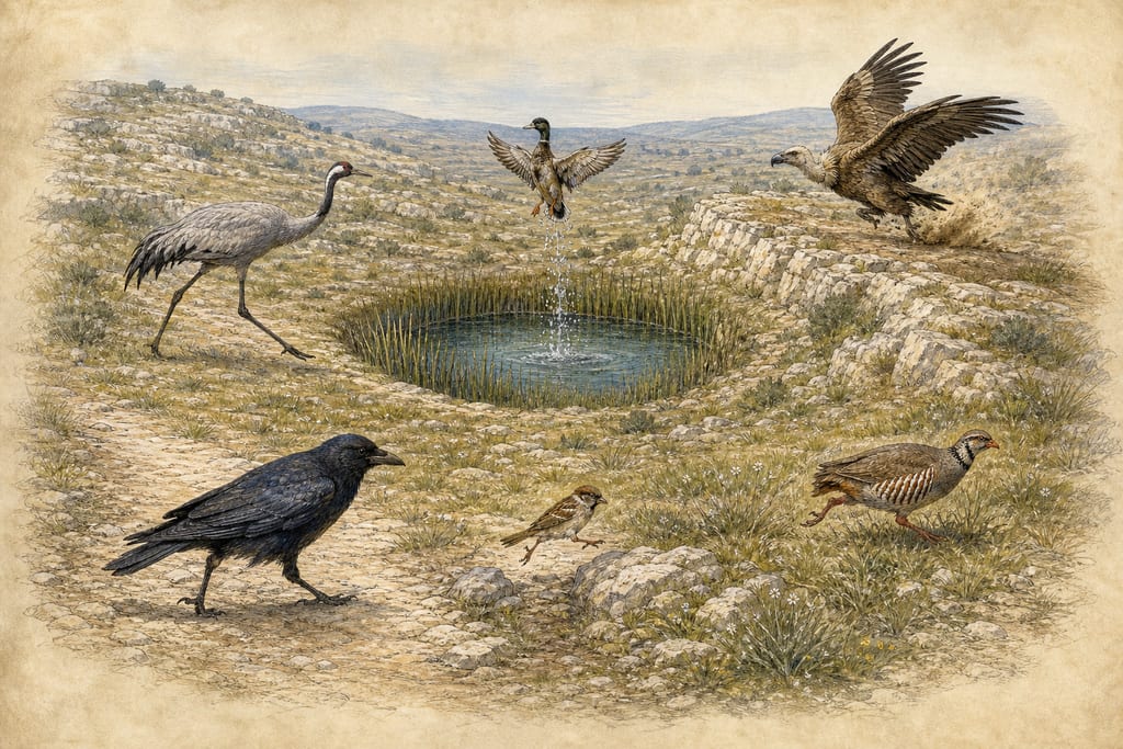 DIFFERENT MODES OF FLIGHT AND PROGRESSION IN BIRDS. Complete modern editorial illustration created specifically for this chapter.