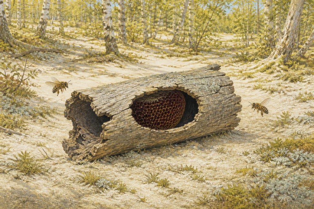 THE KINDS OF HONEY PECULIAR TO VARIOUS PLACES. Complete modern editorial illustration created specifically for this chapter.
