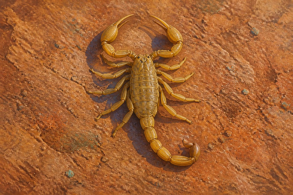 SCORPIONS. Complete modern editorial illustration created specifically for this chapter.