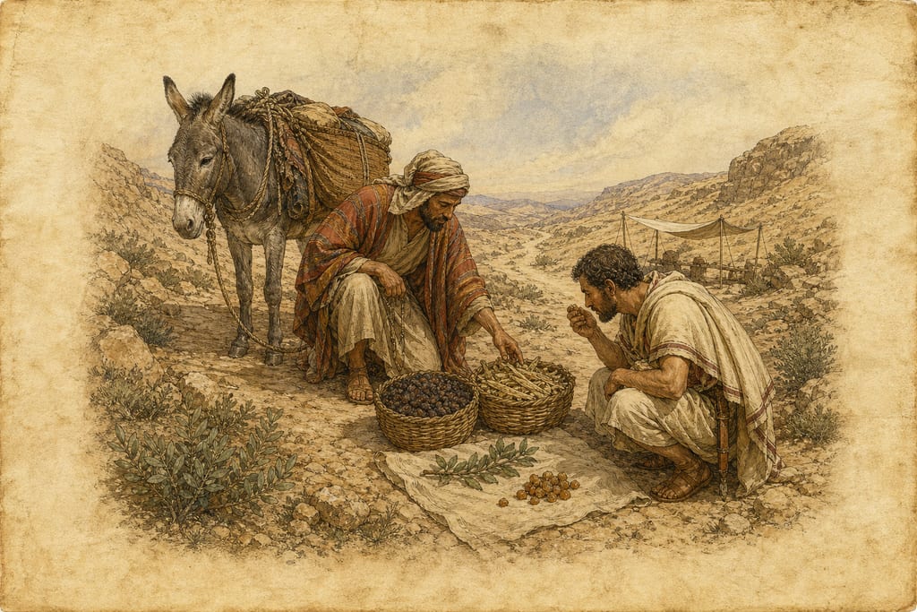 CANCAMUM AND TARUM. Complete modern editorial illustration created specifically for this chapter.