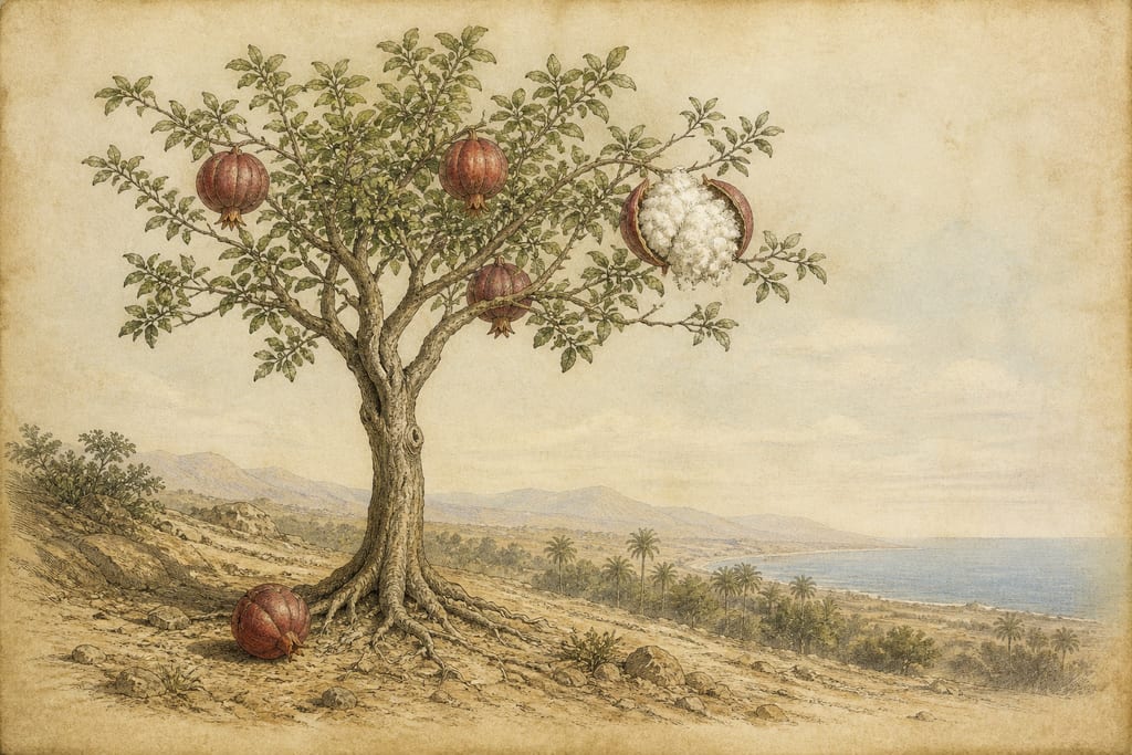 THE TREES OF ÆTHIOPIA. Complete modern editorial illustration created specifically for this chapter.
