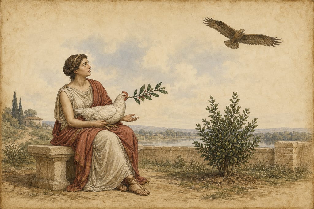 THE LAUREL; THIRTEEN VARIETIES OF IT. Complete modern editorial illustration created specifically for this chapter.