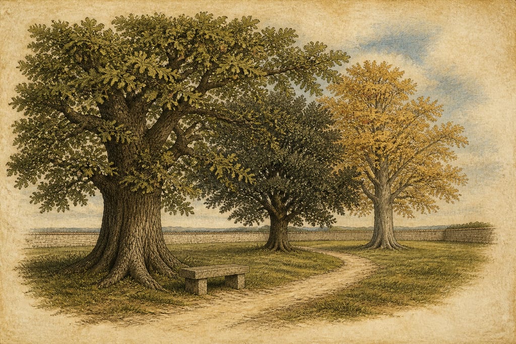 WONDERS CONNECTED WITH TREES IN THE NORTHERN REGIONS. Complete modern editorial illustration created specifically for this chapter.