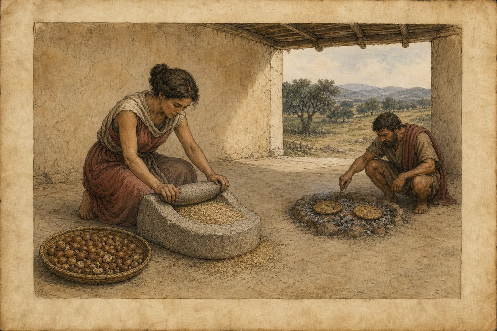 THIRTEEN VARIETIES OF THE ACORN. Complete modern editorial illustration created specifically for this chapter.