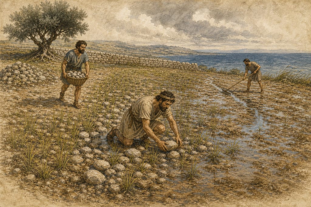 WHAT SOILS ARE TO BE CONSIDERED THE BEST. Complete modern editorial illustration created specifically for this chapter.
