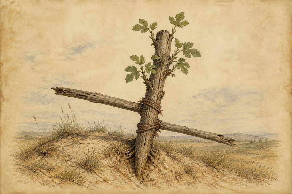 PLANTS WHICH GROW FROM A BRANCH. Complete modern editorial illustration created specifically for this chapter.