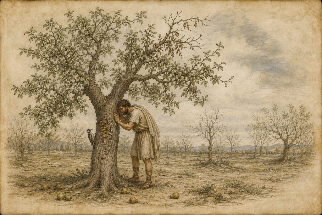 THE DISEASES OF TREES. Complete modern editorial illustration created specifically for this chapter.