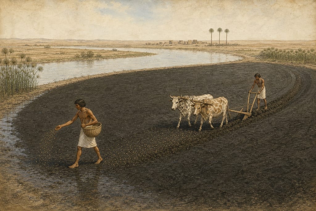 THE DIFFERENT SYSTEMS OF CULTIVATION EMPLOYED BY VARIOUS NATIONS. Complete modern editorial illustration created specifically for this chapter.