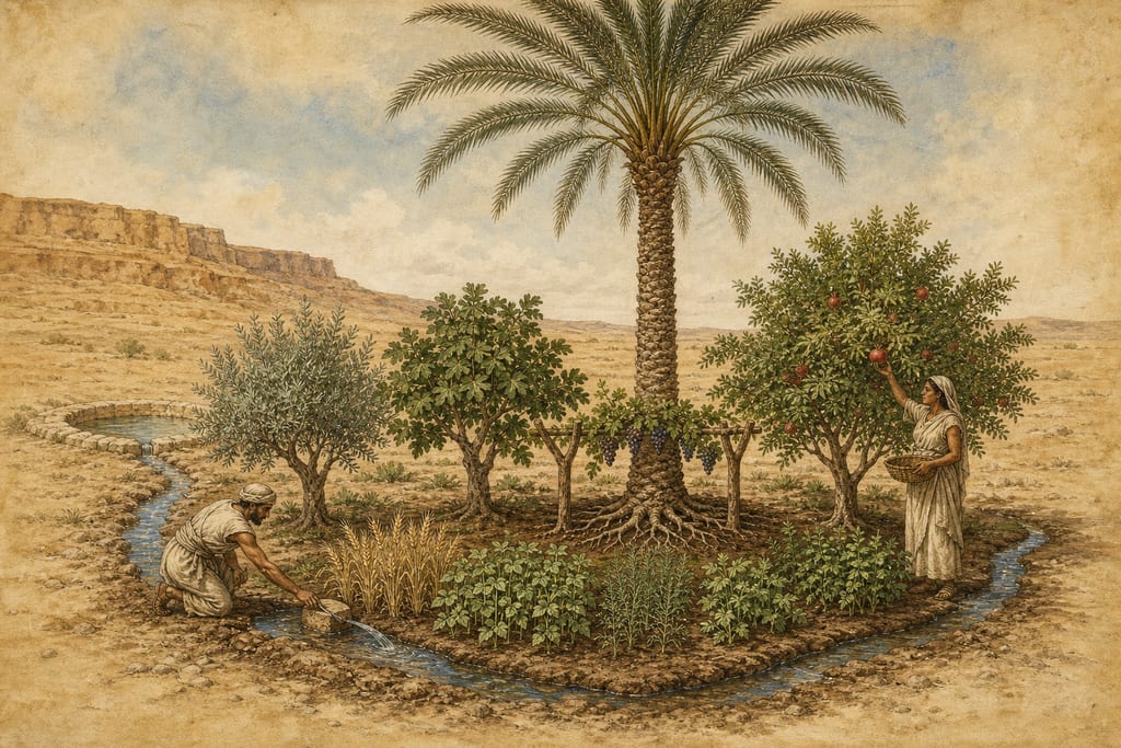 EXTREME FERTILITY OF SOIL. Complete modern editorial illustration created specifically for this chapter.