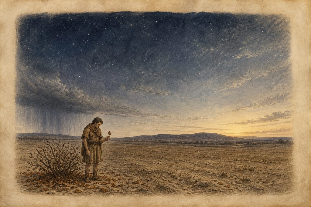 ARRANGEMENT OF THE STARS ACCORDING TO THE TERRESTRIAL DAYS AND NIGHTS. Complete modern editorial illustration created specifically for this chapter.