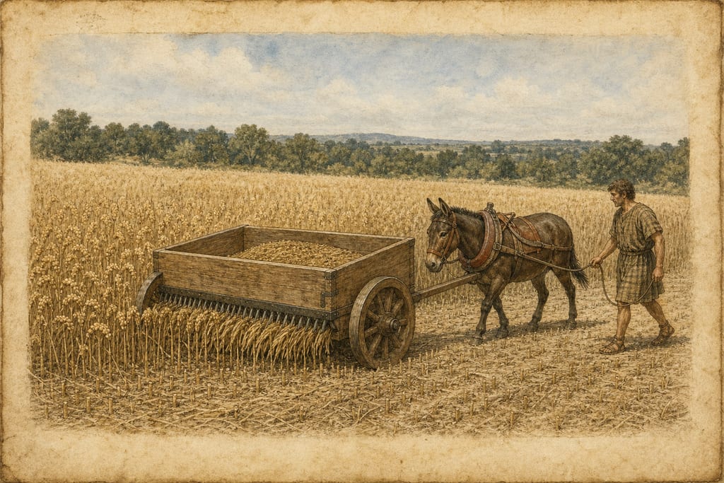 THE HARVEST. Complete modern editorial illustration created specifically for this chapter.