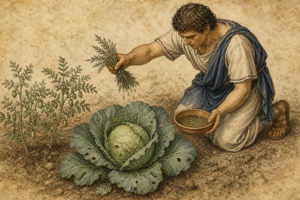 THE MALADIES OF GARDEN PLANTS. Complete modern editorial illustration created specifically for this chapter.