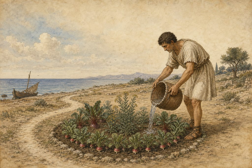 WHAT PLANTS ARE BENEFITTED BY SALT WATER. Complete modern editorial illustration created specifically for this chapter.