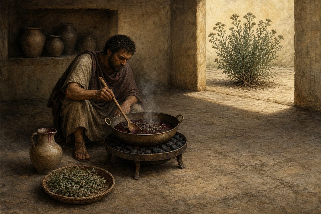 THE STŒBE OR PHEOS. Complete modern editorial illustration created specifically for this chapter.