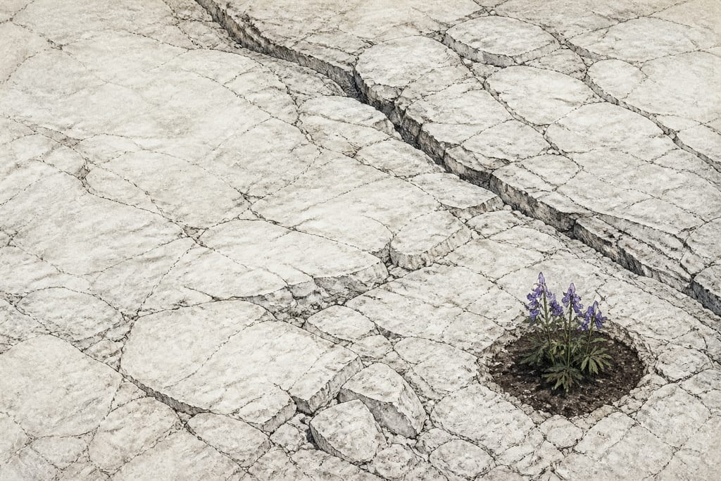 ACONITE, OTHERWISE CALLED THELYPHONON, CAMMARON, PARDALIANCHES, OR SCORPIO; FOUR REMEDIES. Complete modern editorial illustration created specifically for this chapter.