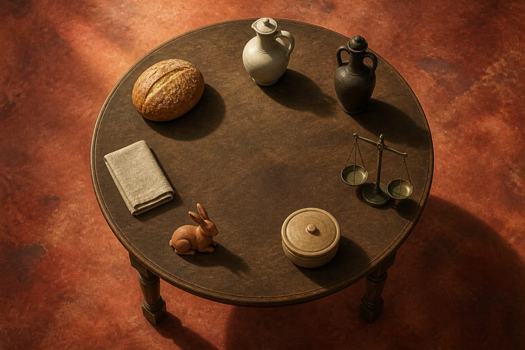 REMEDIES FOR AFFECTIONS OF THE STOMACH. Complete modern editorial illustration created specifically for this chapter.