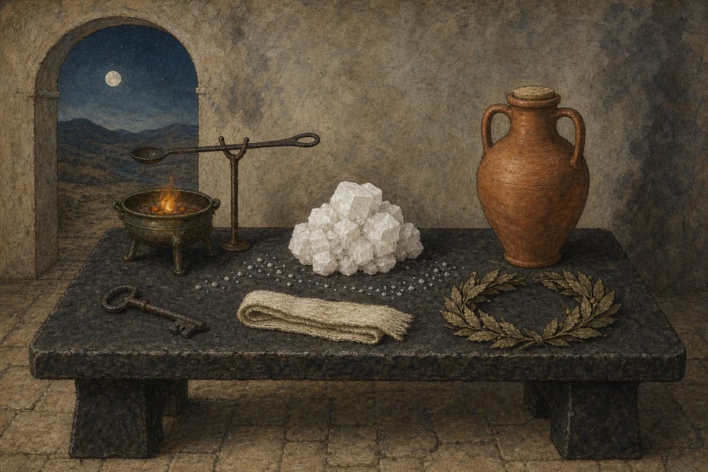 THE NATURE OF SALT. Complete modern editorial illustration created specifically for this chapter.
