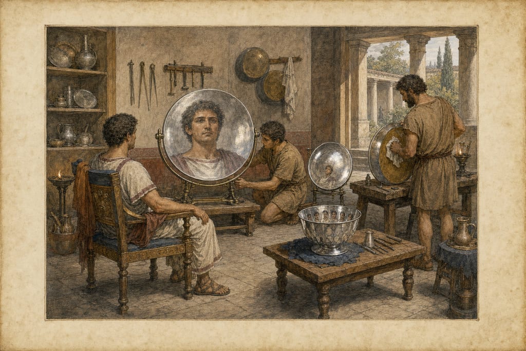 MIRRORS. Complete modern editorial illustration created specifically for this chapter.